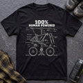 100% Human Powered T-Shirt - AspenCrestOutdoors