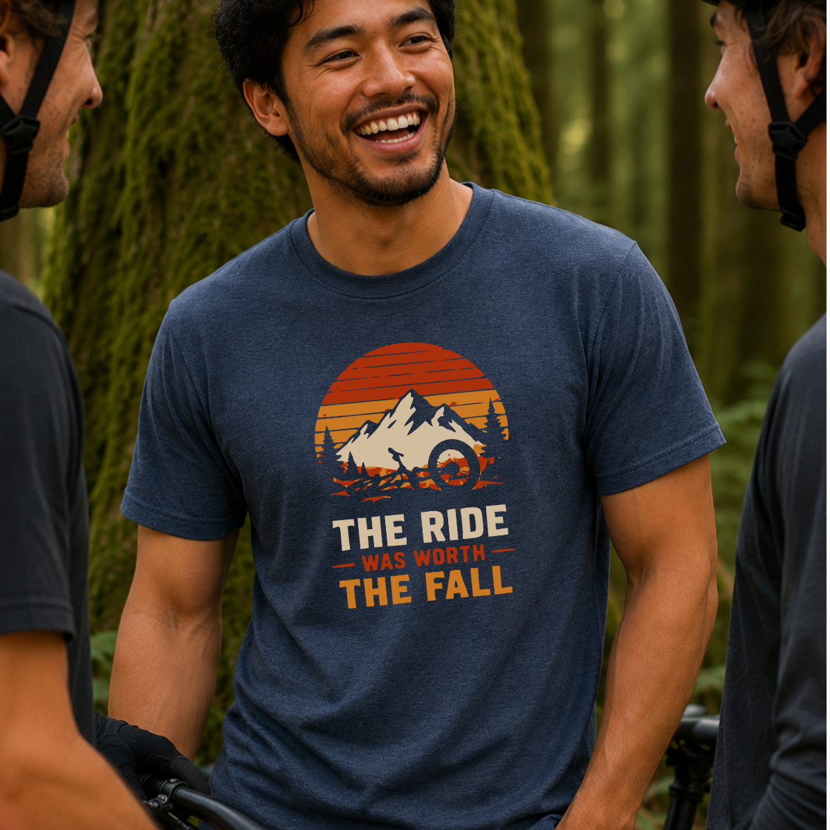 The Ride Was Worth The Fall | Mountain Biking Shirt