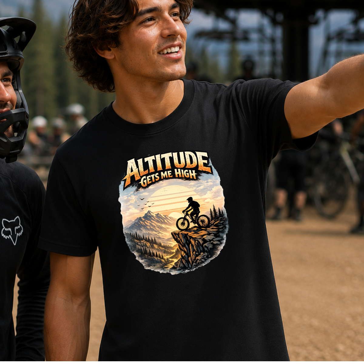 Altitude Gets Me High | Mountain Biking Shirt