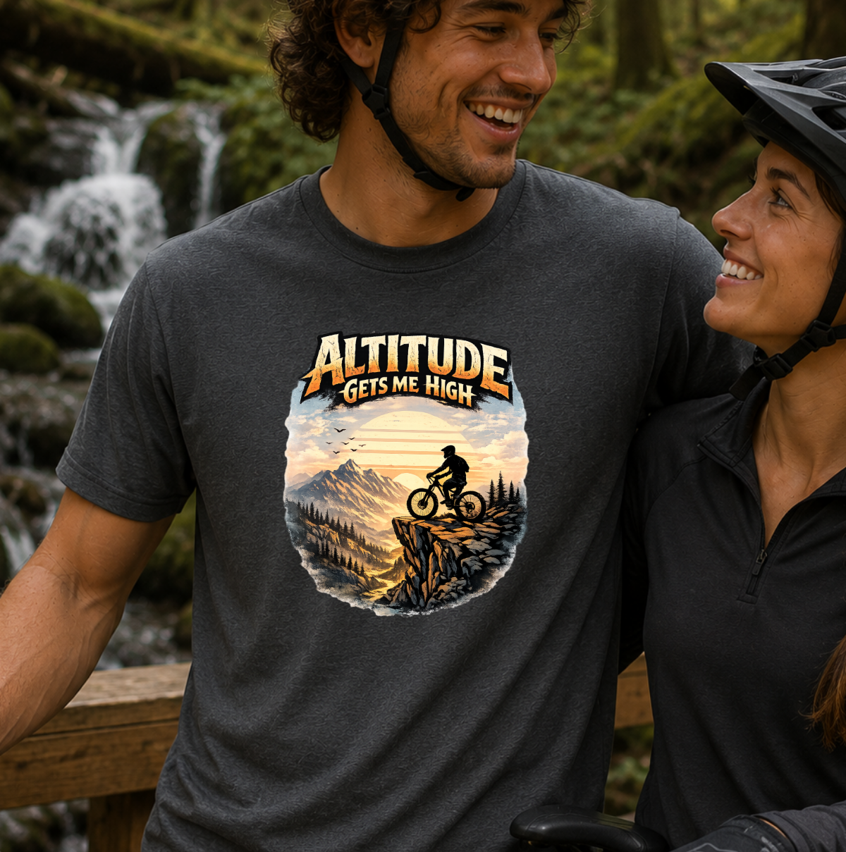 Altitude Gets Me High | Mountain Biking Shirt