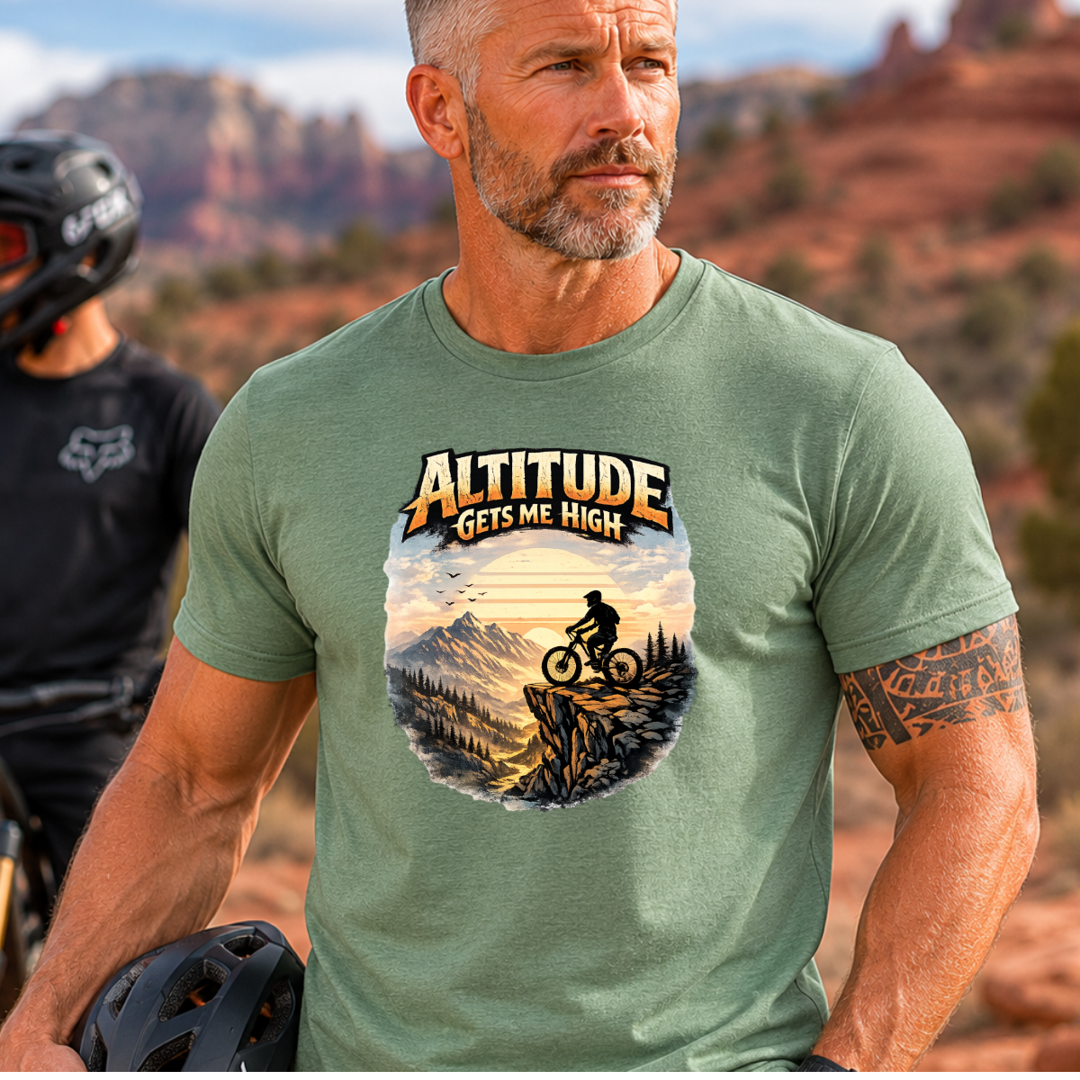 Altitude Gets Me High | Mountain Biking Shirt