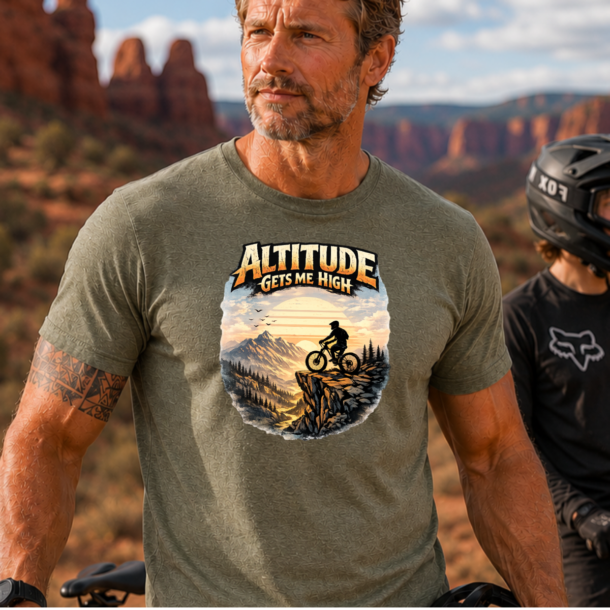 Altitude Gets Me High | Mountain Biking Shirt