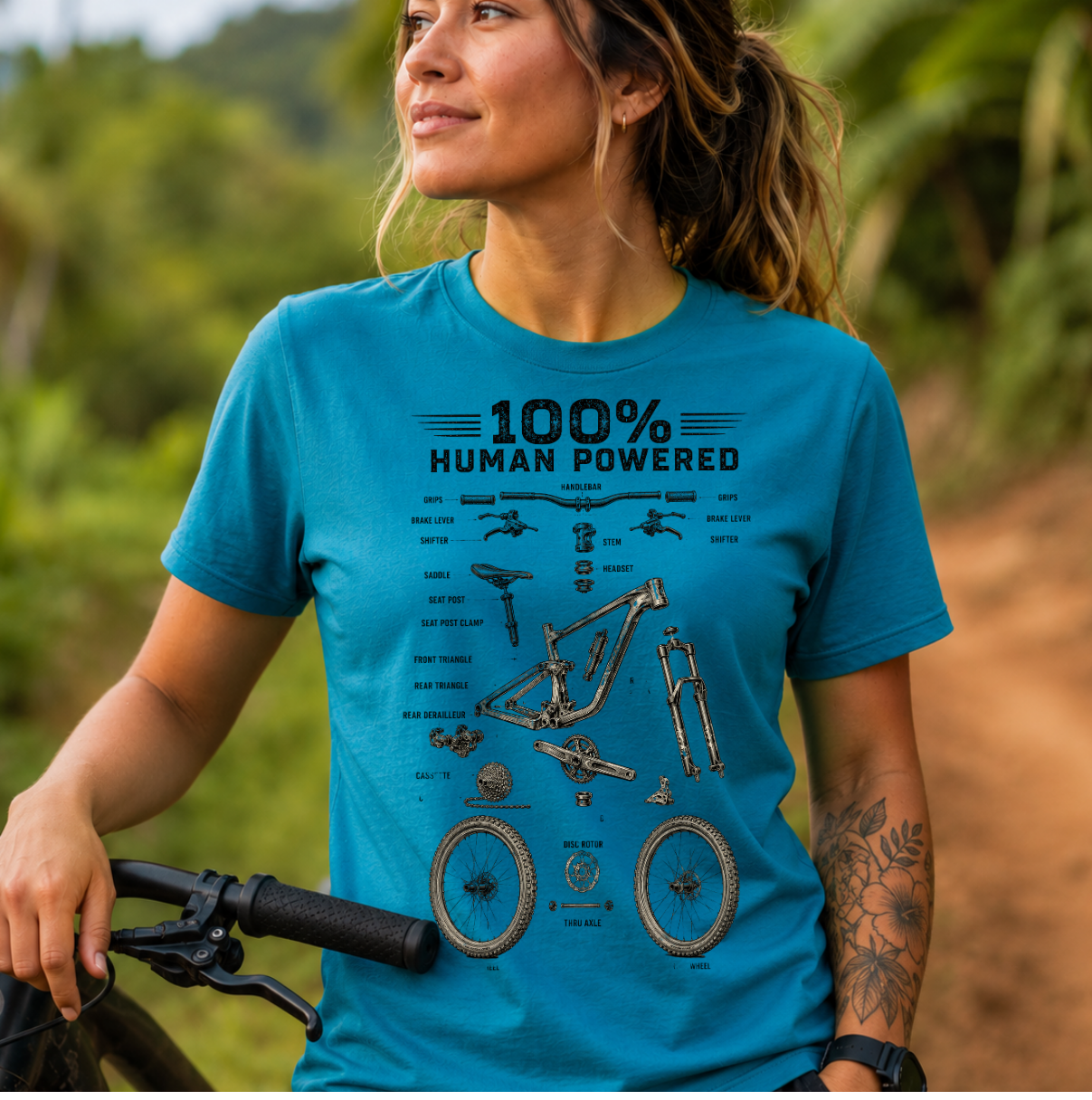 100% Human Powered T-Shirt