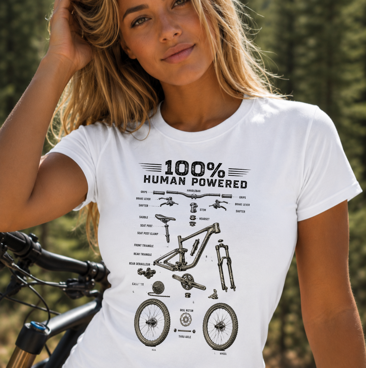 100% Human Powered T-Shirt