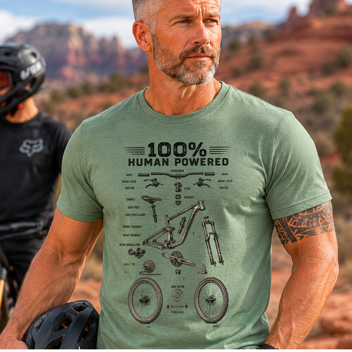100% Human Powered T-Shirt