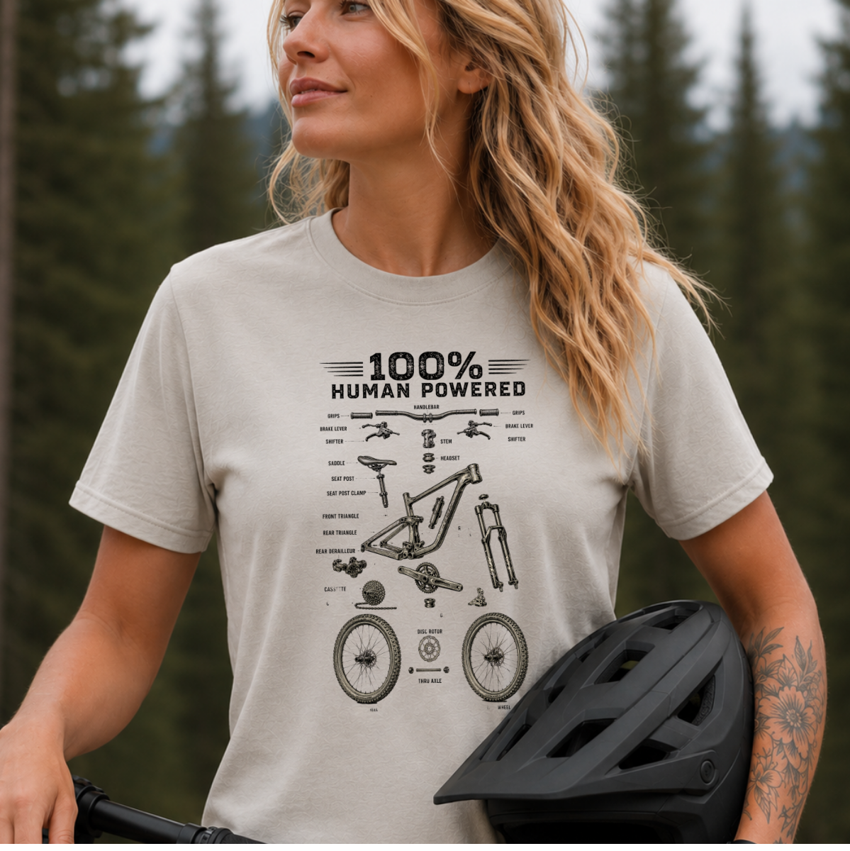 100% Human Powered T-Shirt