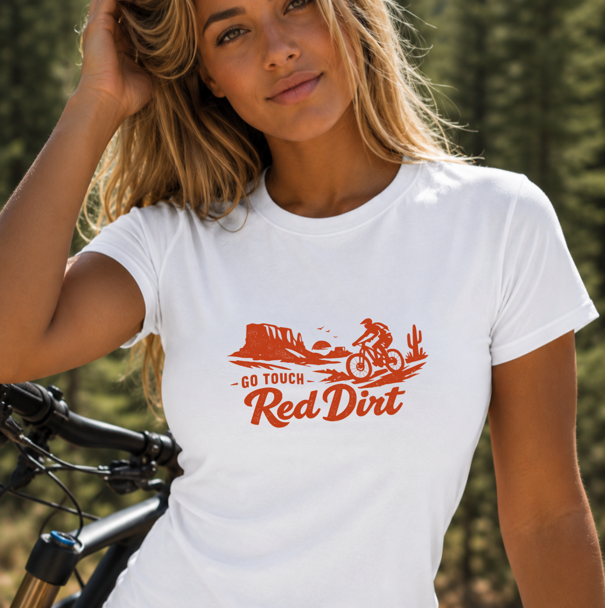 Go Touch Red Dirt | Mountain Biking Shirt