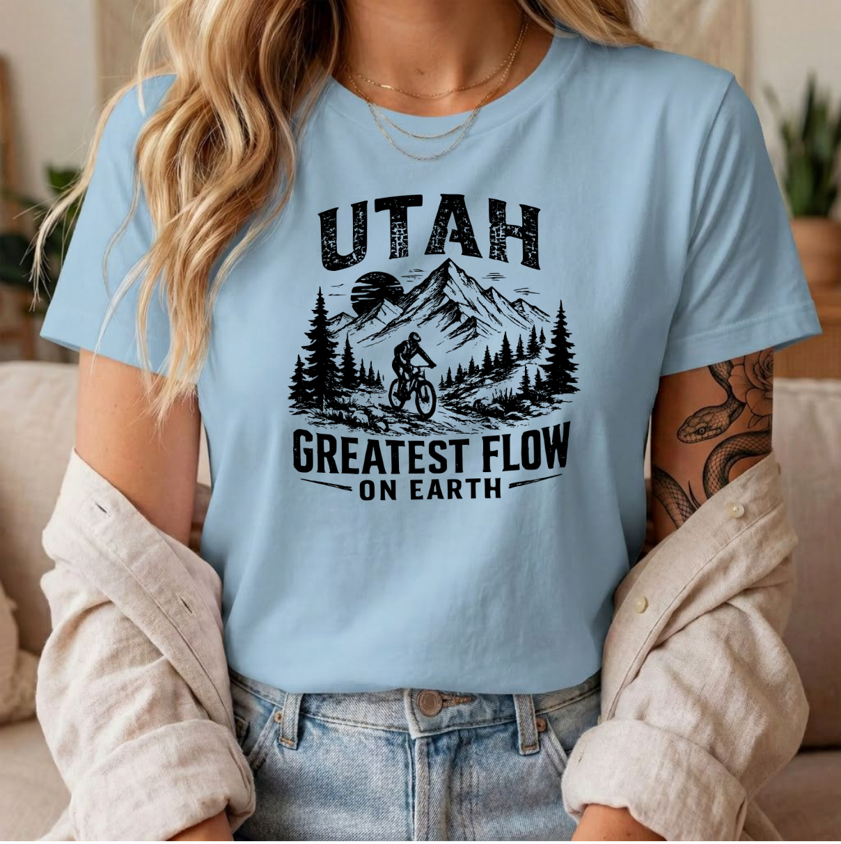 Utah Greatest Flow On Earth Womens T-Shirt