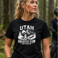 Utah Greatest Flow On Earth Womens T-Shirt