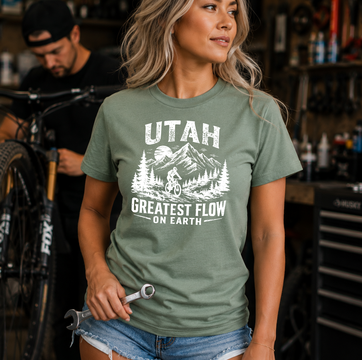 Utah Greatest Flow On Earth Womens T-Shirt