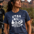 Utah Greatest Flow On Earth Womens Mountain Biking Shirt