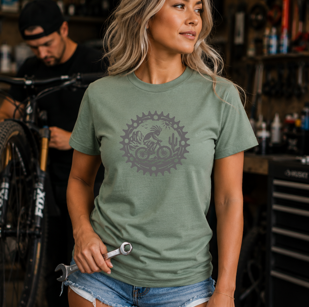 Kokopelli Grey T-Shirt
