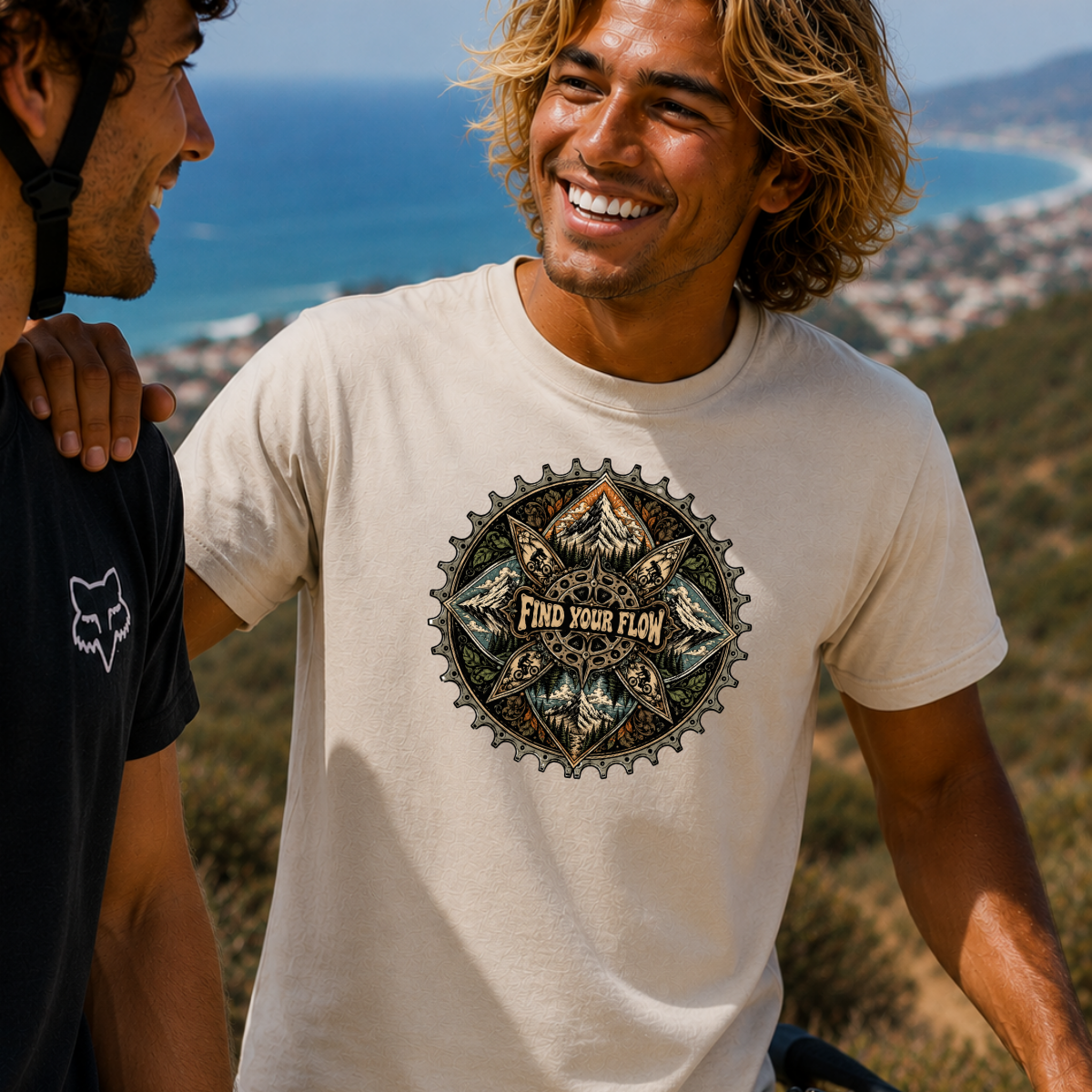 Find Your Flow Mens Mountain Biking Shirt