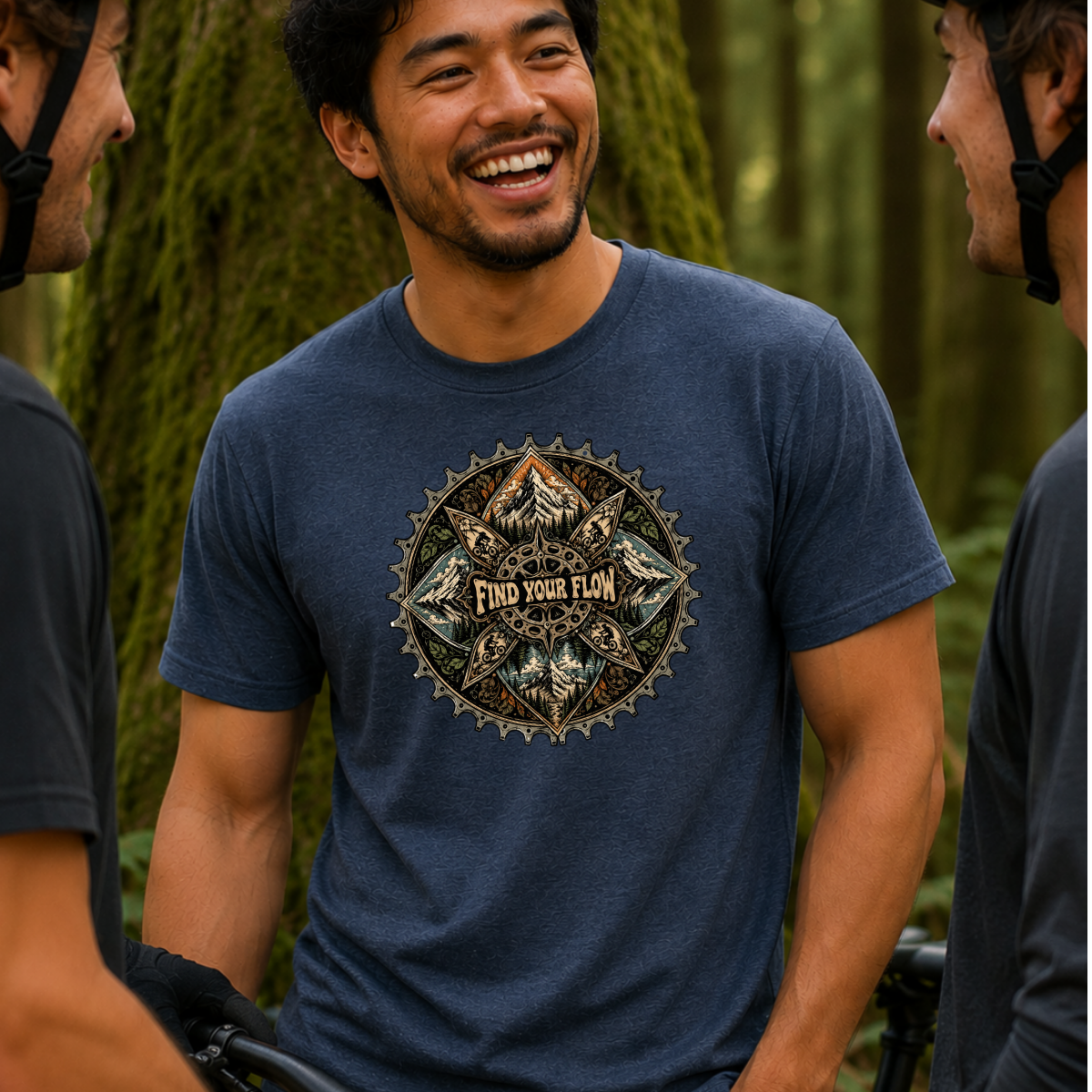 Find Your Flow Mens Mountain Biking Shirt