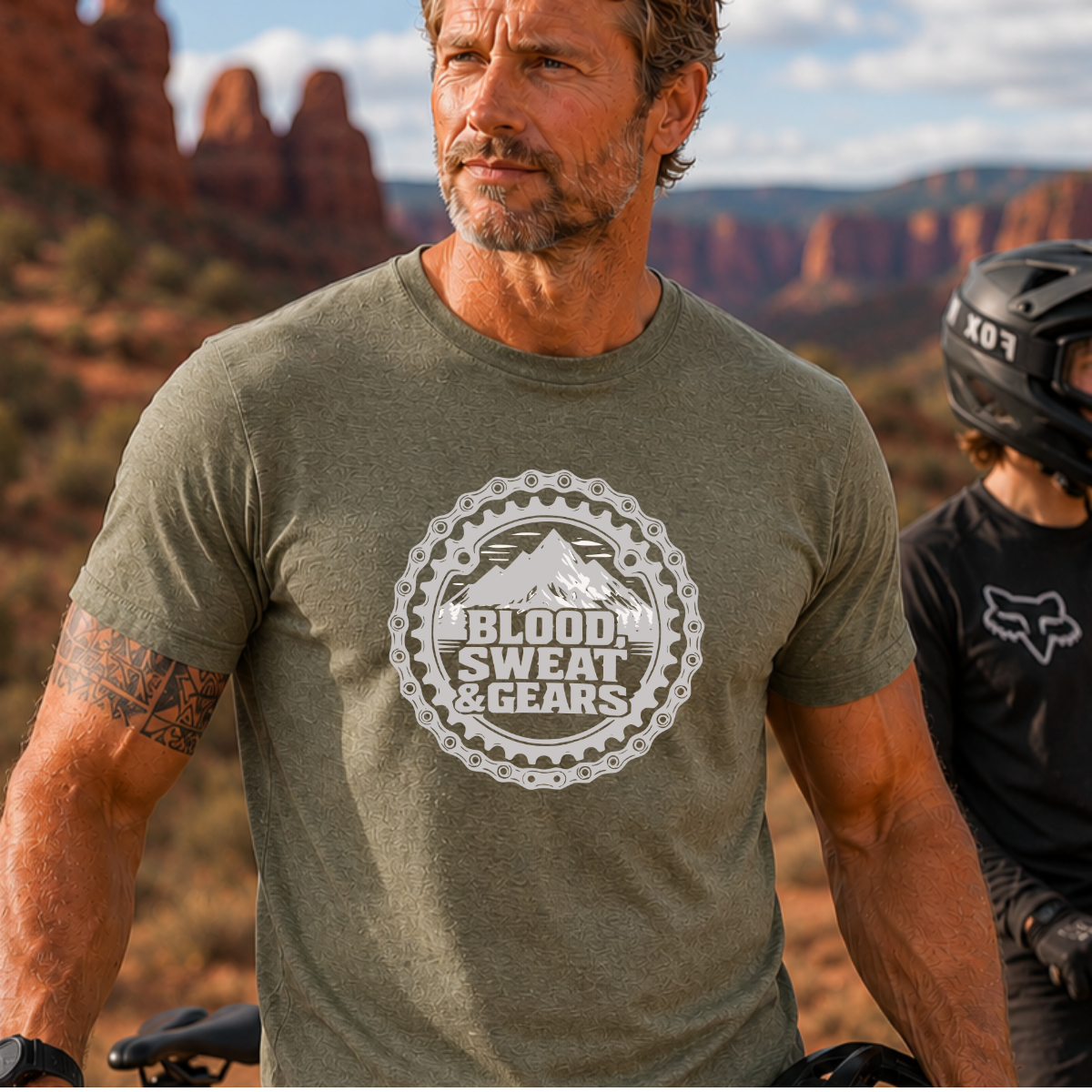 Blood, Sweat & Gears | Mountain Biking Shirt