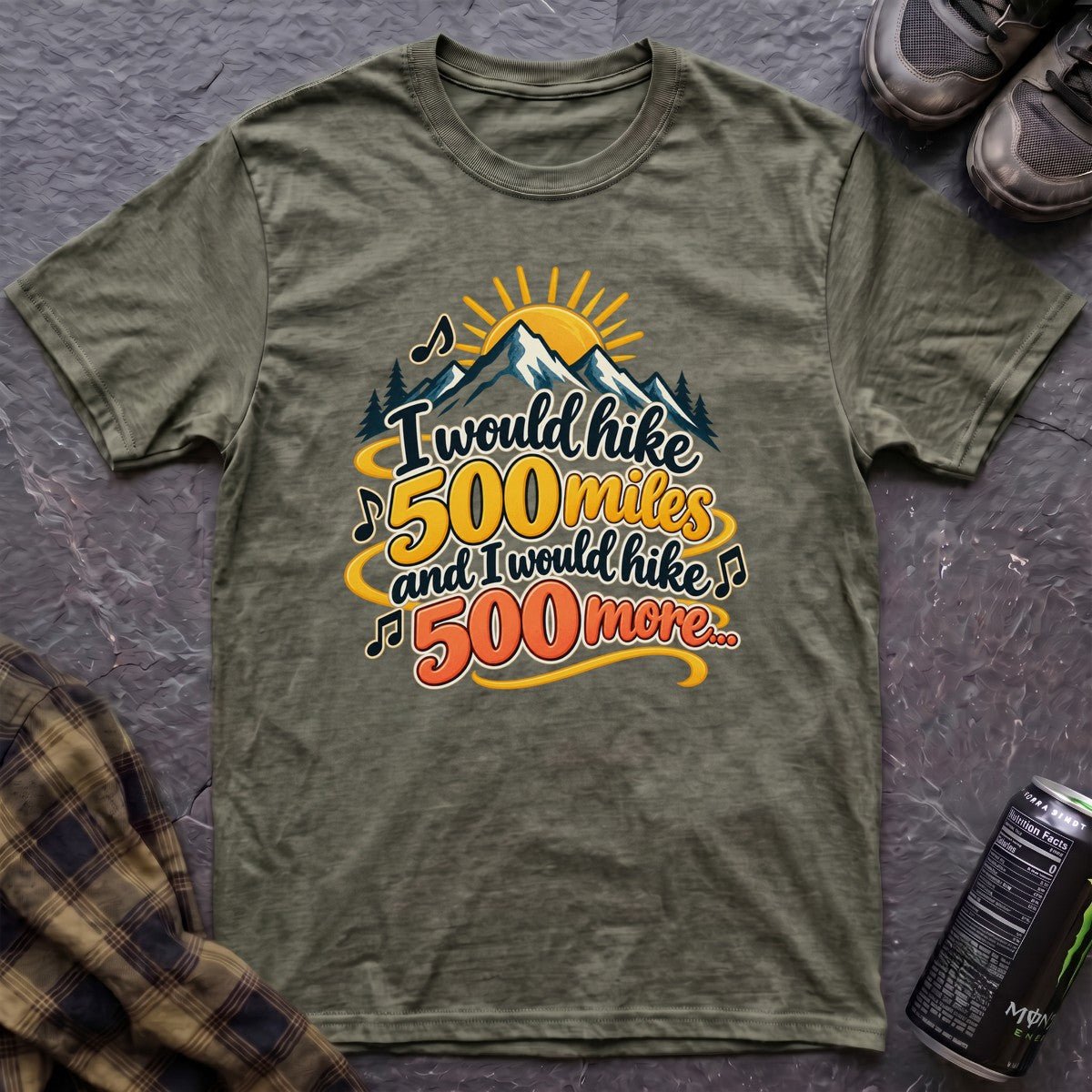500 Miles T-Shirt - AspenCrestOutdoors