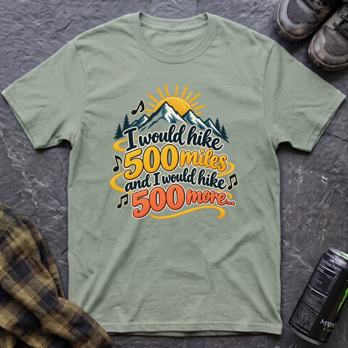 500 Miles T-Shirt - AspenCrestOutdoors