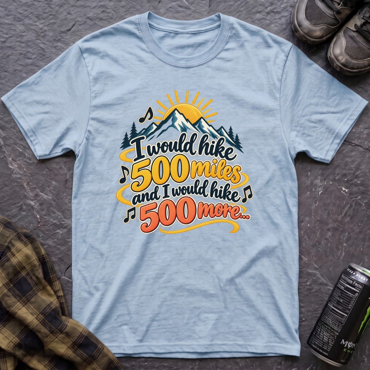 500 Miles T-Shirt - AspenCrestOutdoors