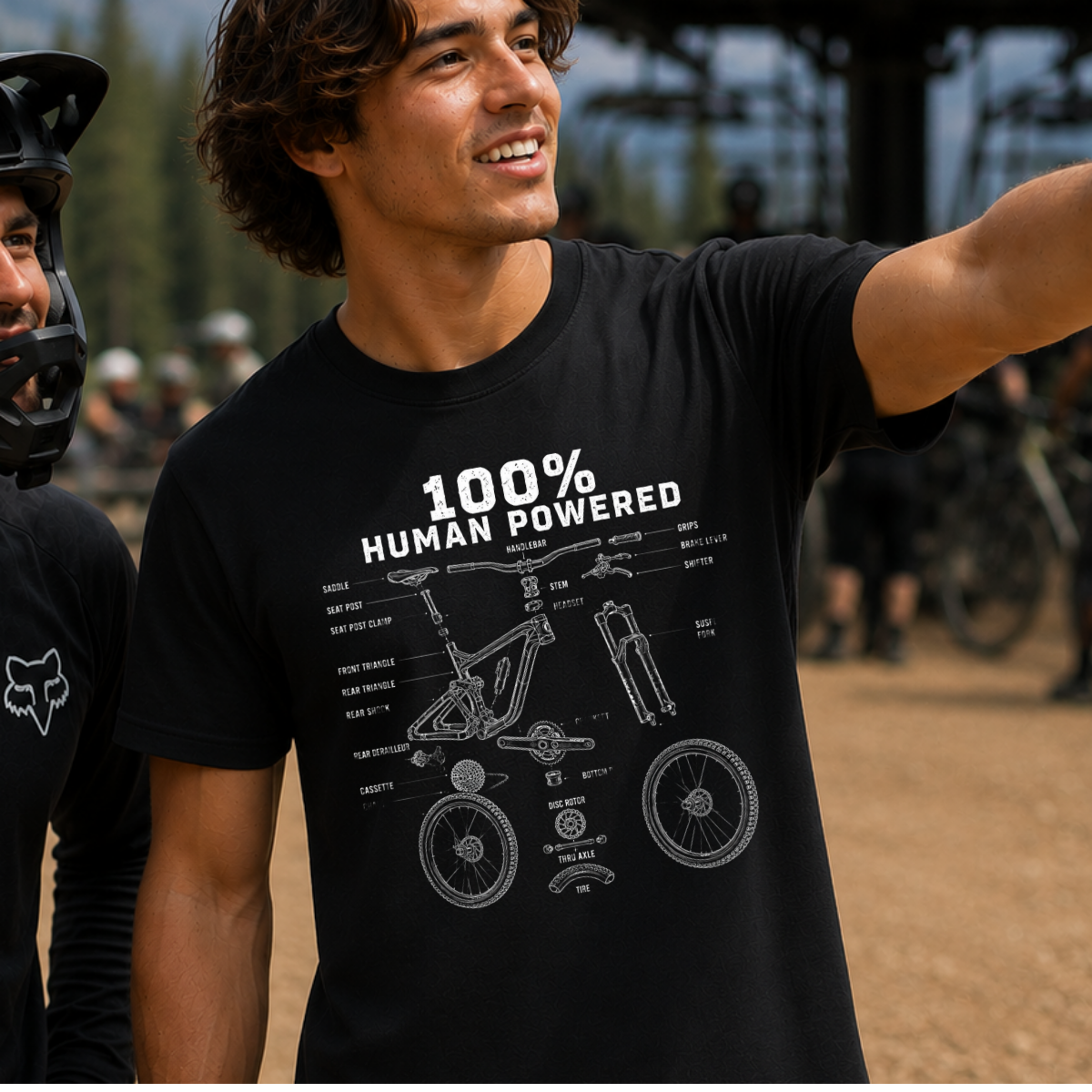 100% Human Powered T-Shirt