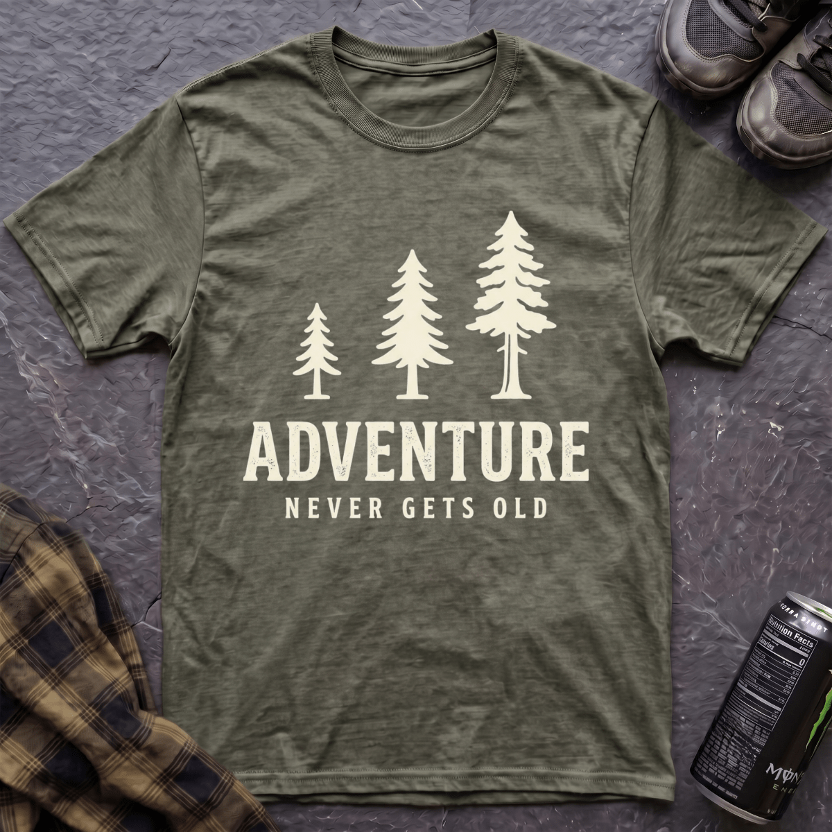 Adventure Never Gets Old T-Shirt - AspenCrestOutdoors