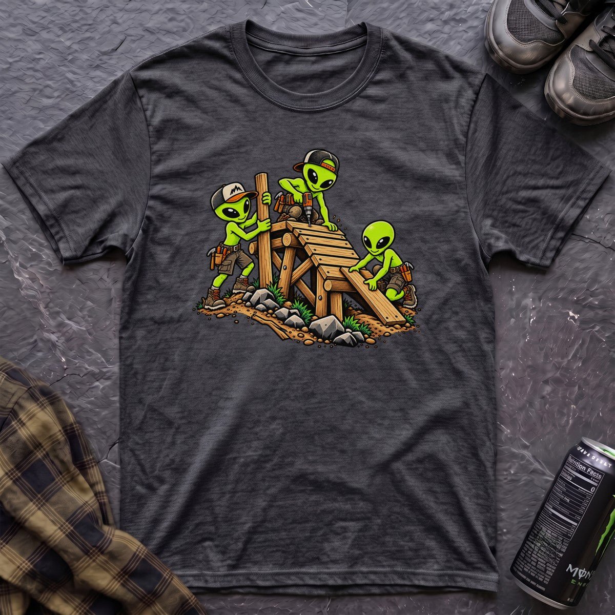 Alien Trailbuilders T-Shirt - AspenCrestOutdoors