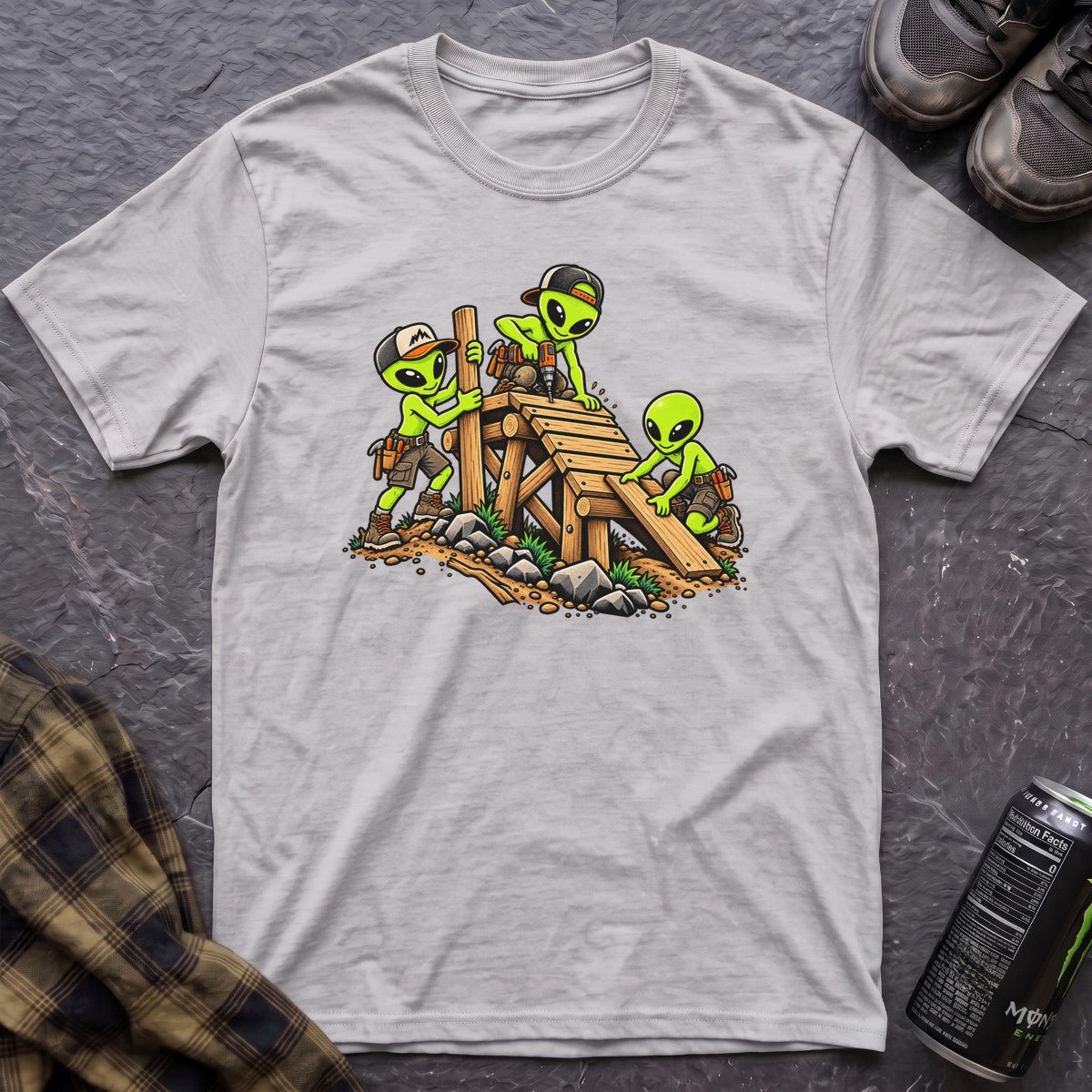 Alien Trailbuilders T-Shirt - AspenCrestOutdoors