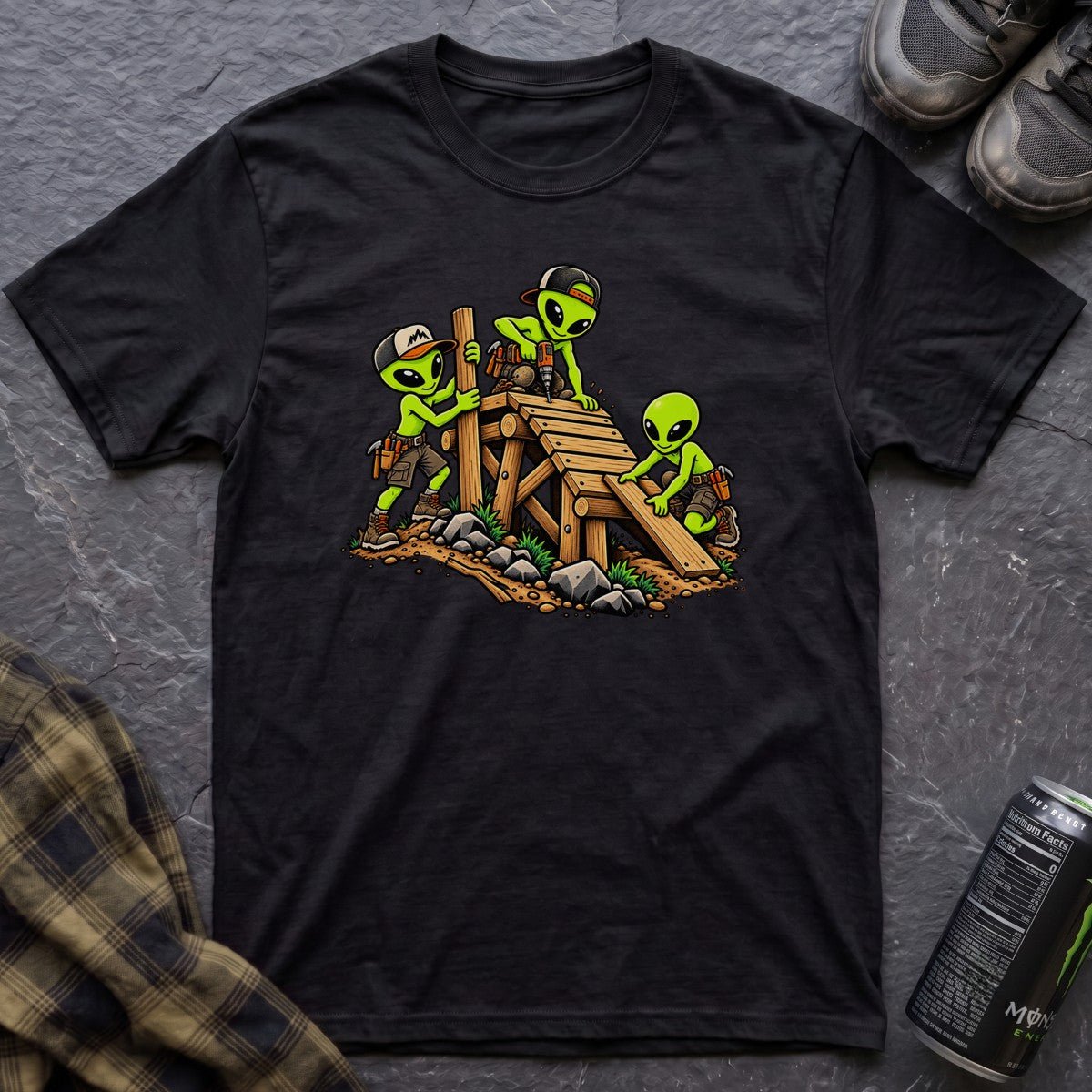 Alien Trailbuilders T-Shirt - AspenCrestOutdoors