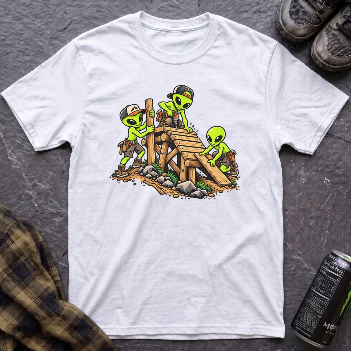 Alien Trailbuilders T-Shirt - AspenCrestOutdoors