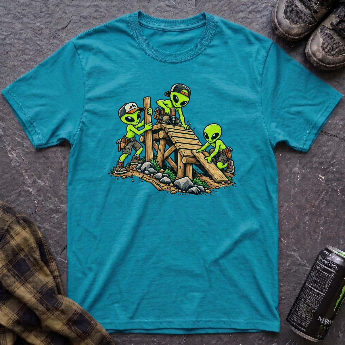 Alien Trailbuilders T-Shirt - AspenCrestOutdoors