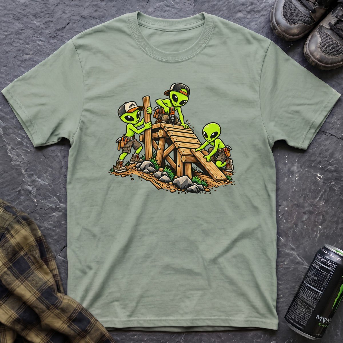 Alien Trailbuilders T-Shirt - AspenCrestOutdoors