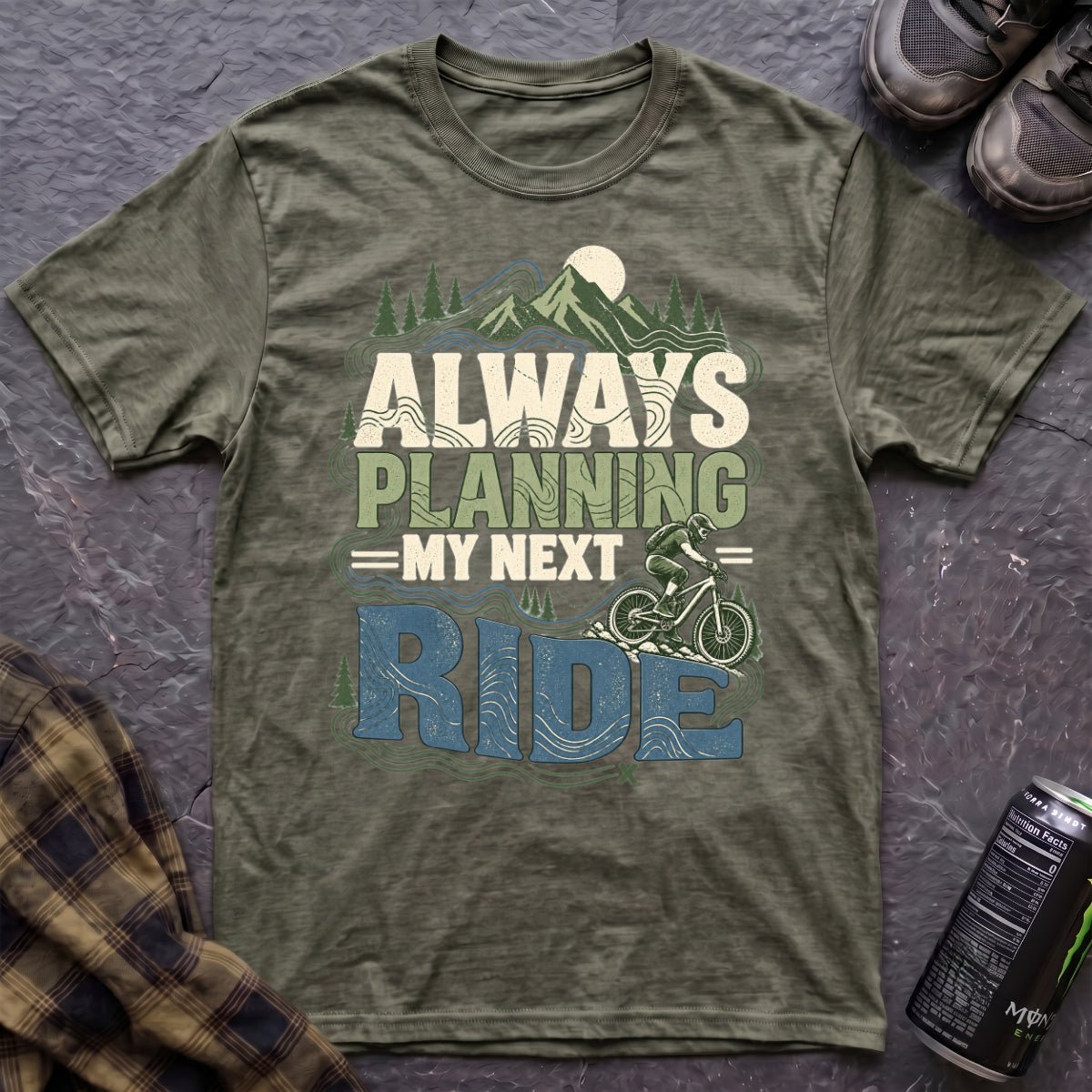 Always planning My Next Ride T-Shirt - AspenCrestOutdoors