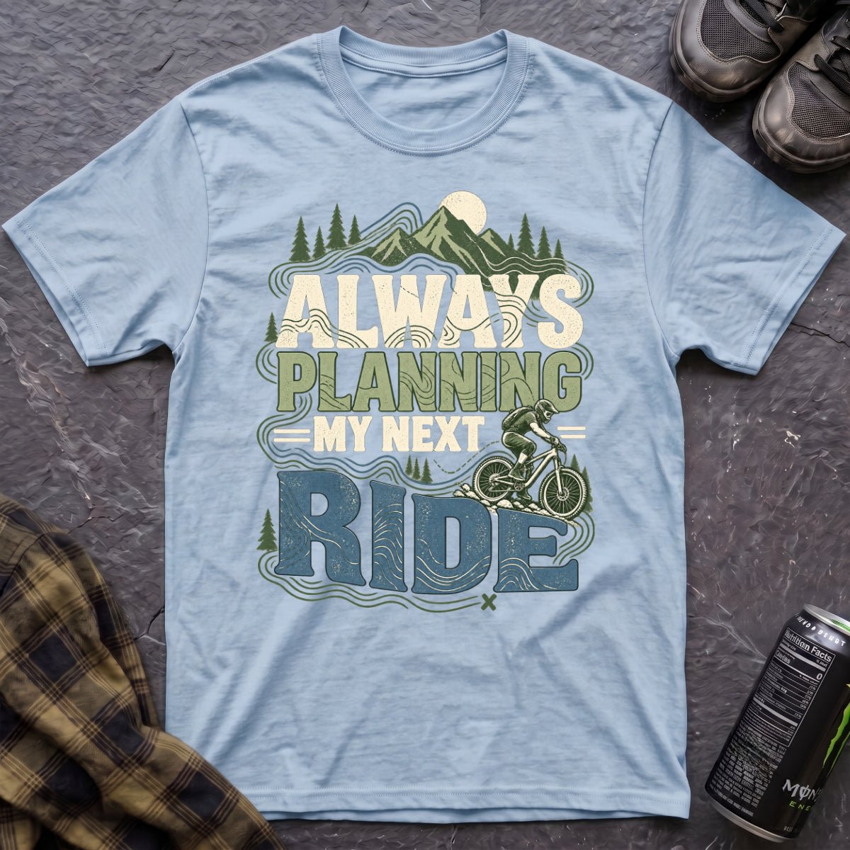 Always planning My Next Ride T-Shirt - AspenCrestOutdoors