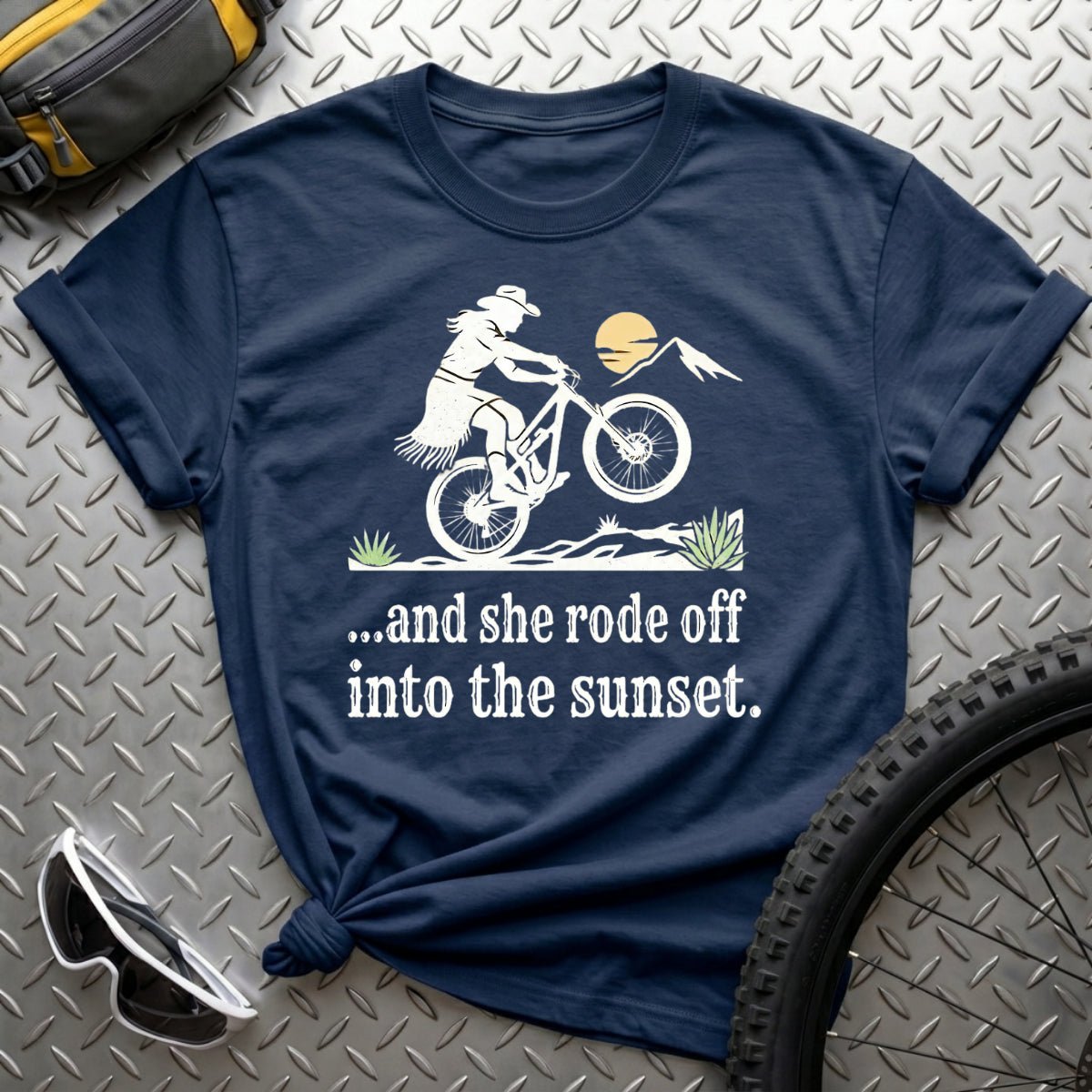 And She Rode Off T-Shirt - AspenCrestOutdoors