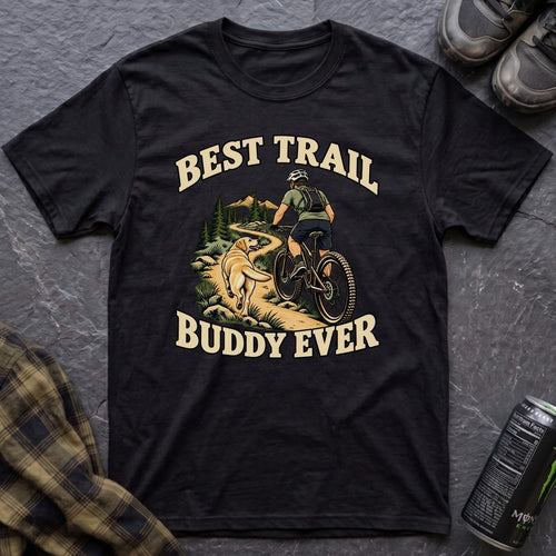 Best Trail Buddy Ever T-Shirt - AspenCrestOutdoors