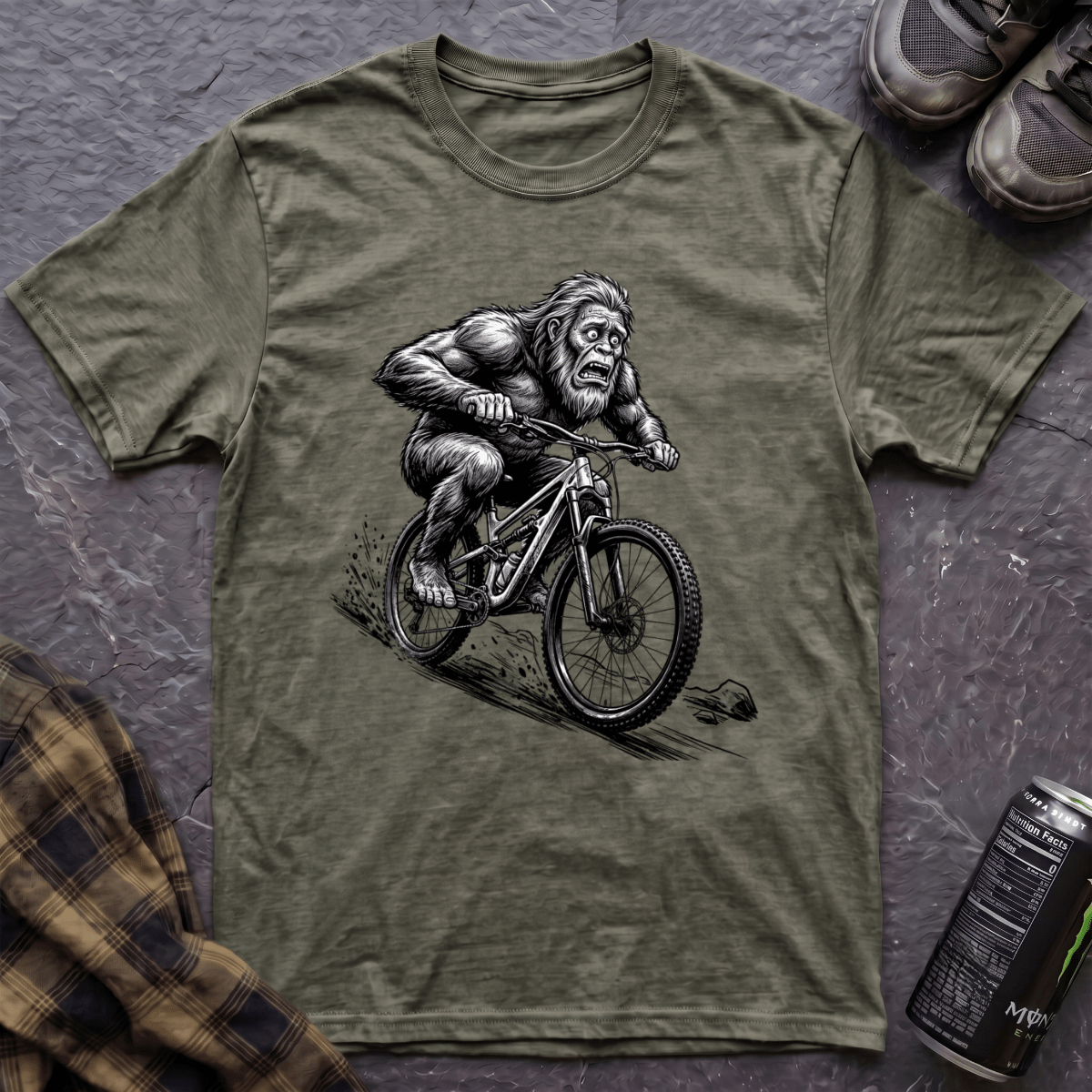Bigfoot Riding T-Shirt - AspenCrestOutdoors