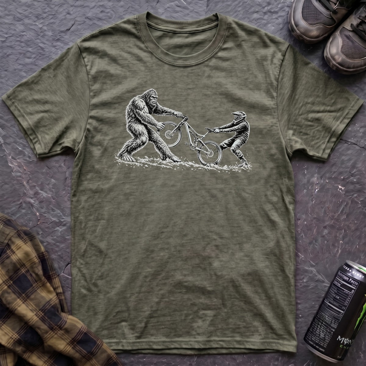 Bigfoot Tug of War T-Shirt - AspenCrestOutdoors
