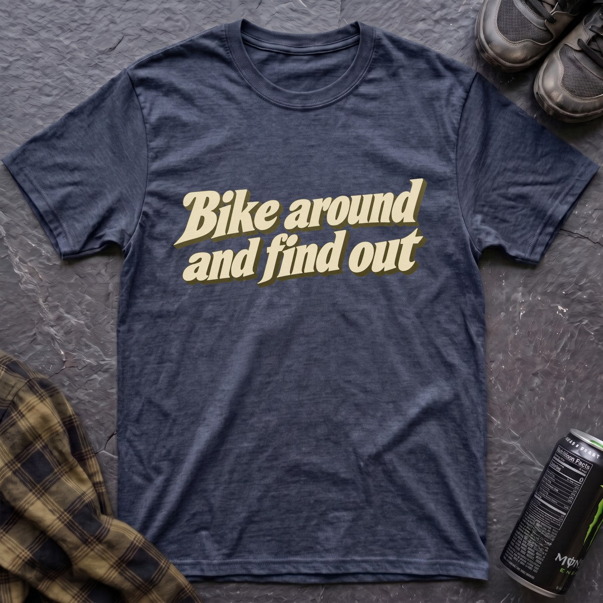 Bike Around and Find Out T-Shirt - AspenCrestOutdoors