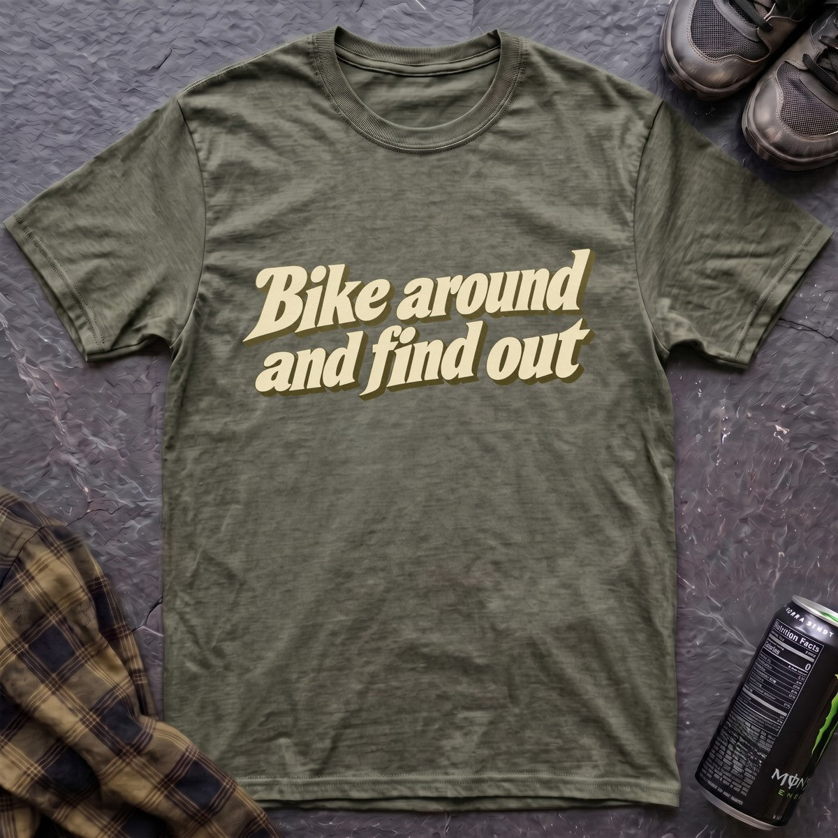 Bike Around and Find Out T-Shirt - AspenCrestOutdoors