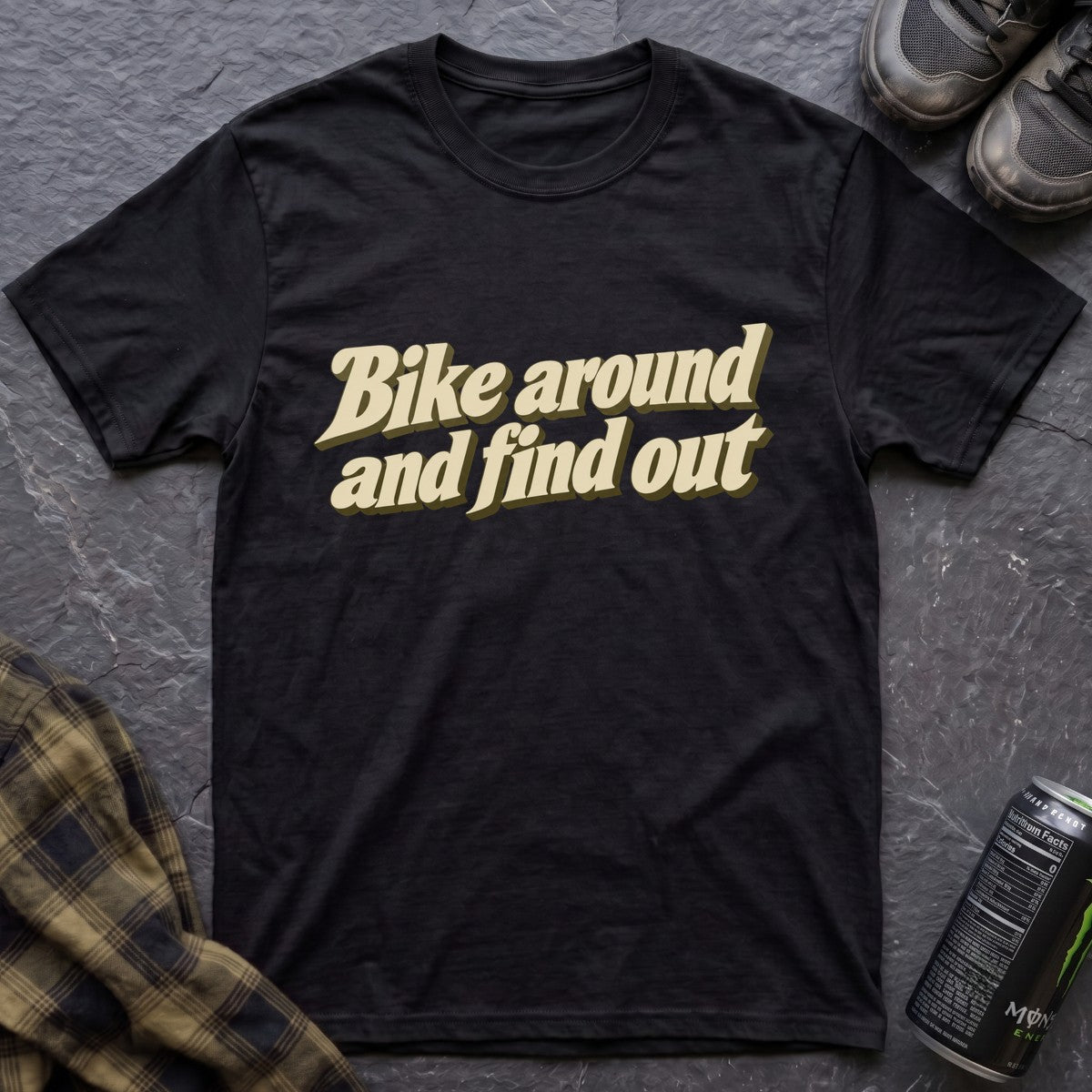 Bike Around and Find Out T-Shirt - AspenCrestOutdoors