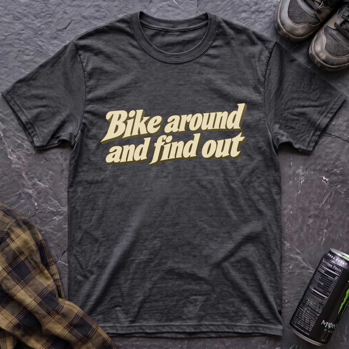 Bike Around and Find Out T-Shirt - AspenCrestOutdoors