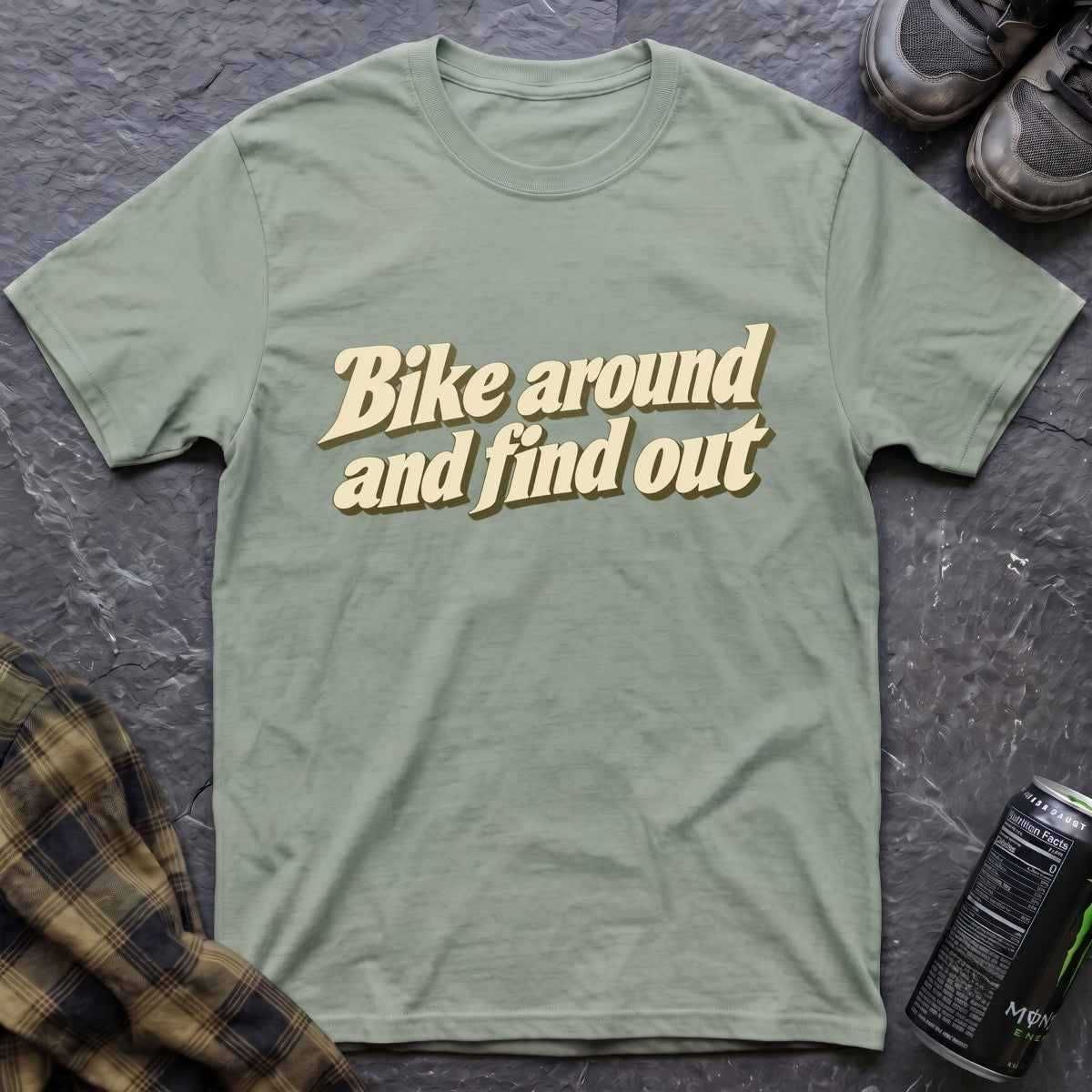 Bike Around and Find Out T-Shirt - AspenCrestOutdoors