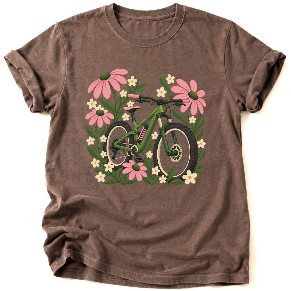 Bike Flower T-Shirt - AspenCrestOutdoors