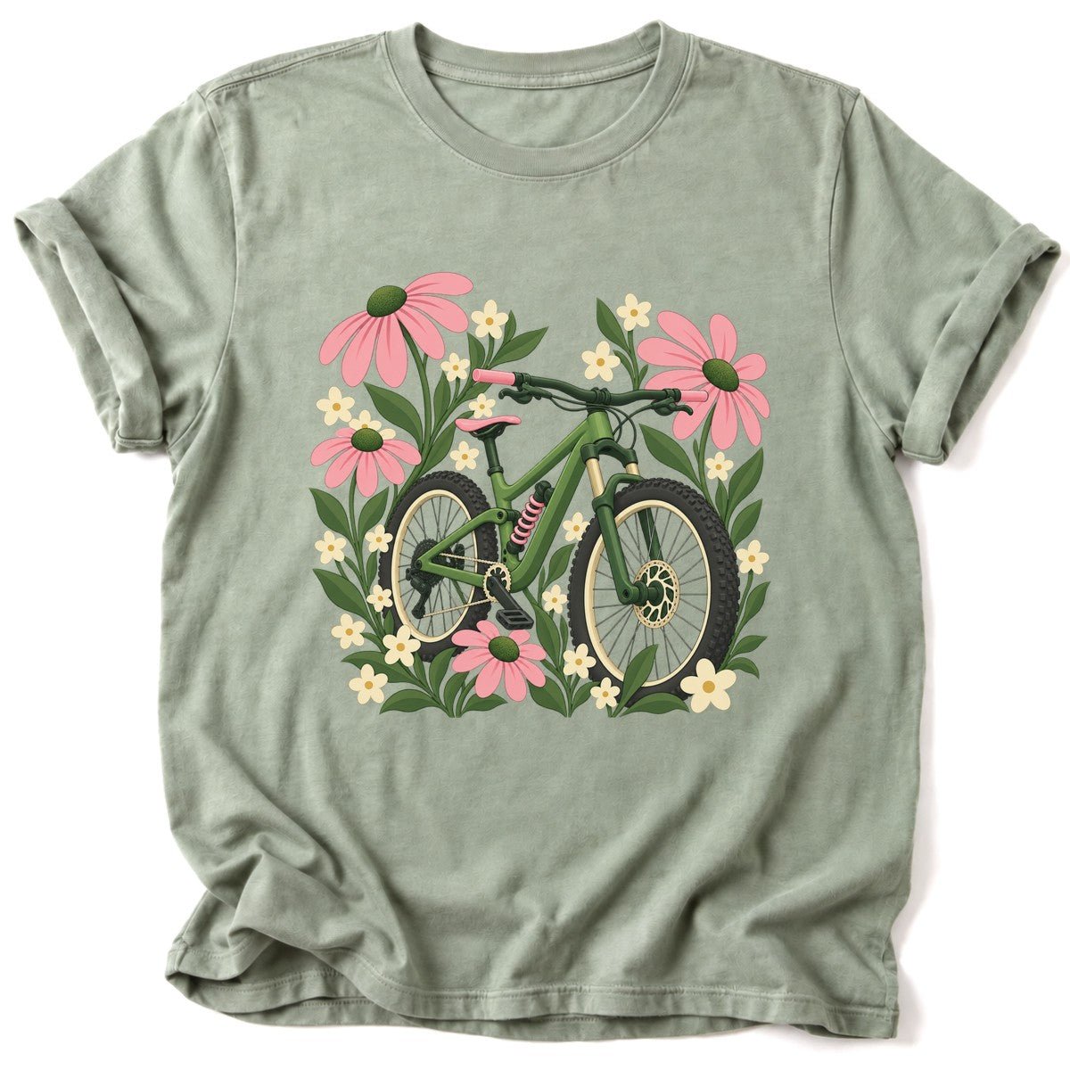 Bike Flower T-Shirt - AspenCrestOutdoors