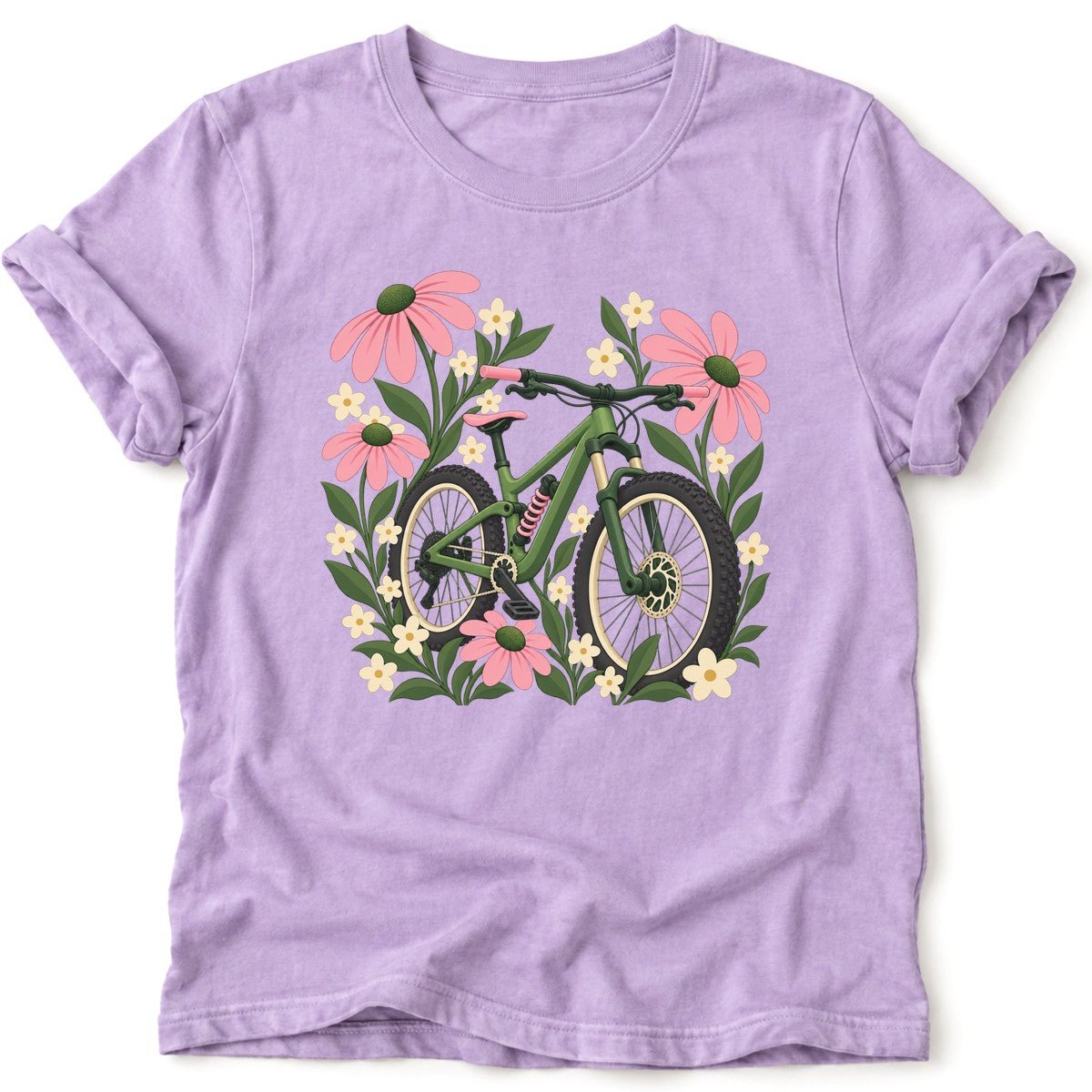 Bike Flower T-Shirt - AspenCrestOutdoors