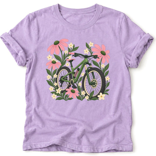 Bike Flower T-Shirt - AspenCrestOutdoors