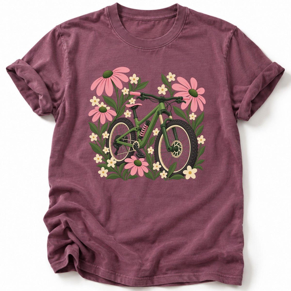 Bike Flower T-Shirt - AspenCrestOutdoors