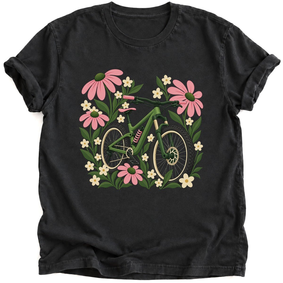 Bike Flower T-Shirt - AspenCrestOutdoors