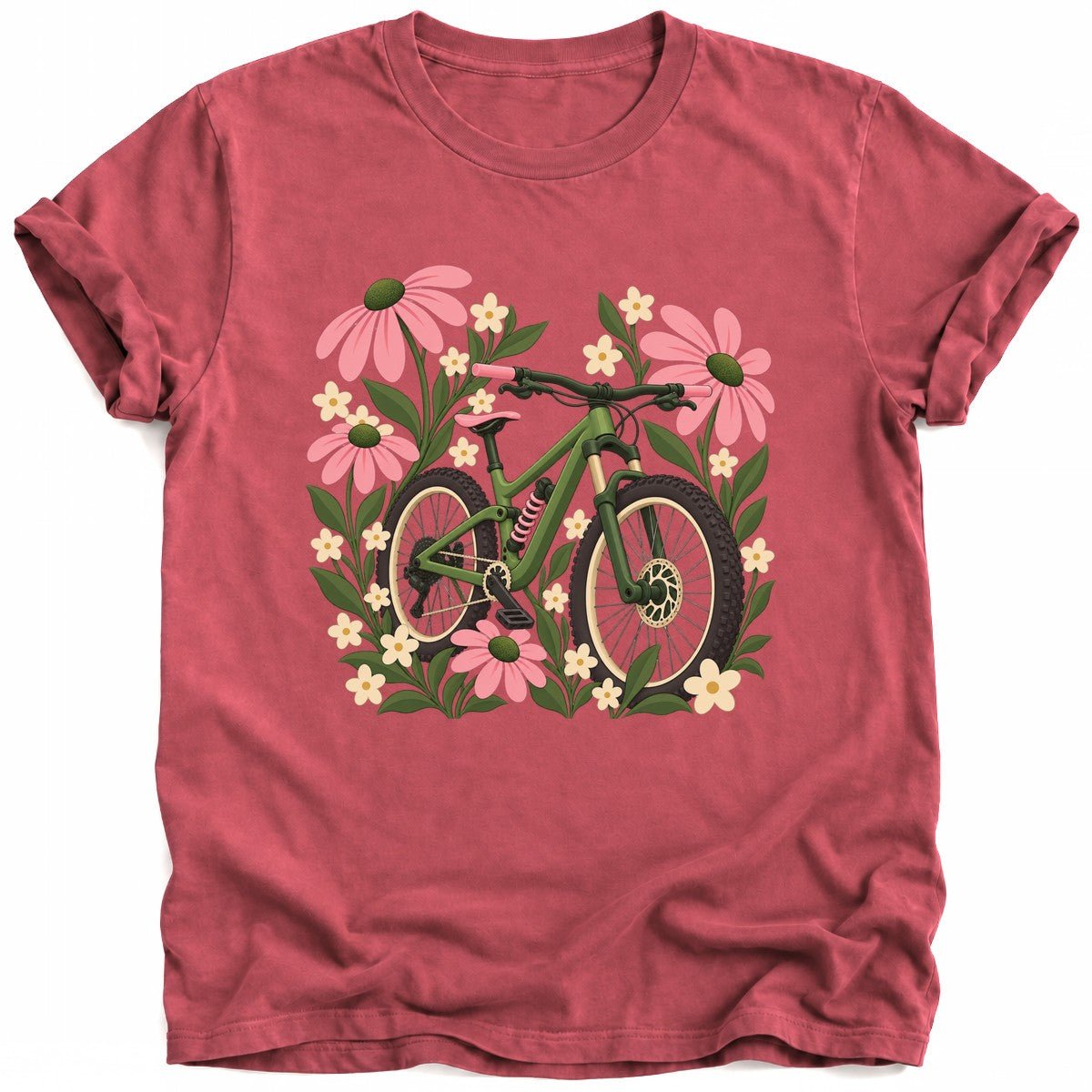 Bike Flower T-Shirt - AspenCrestOutdoors