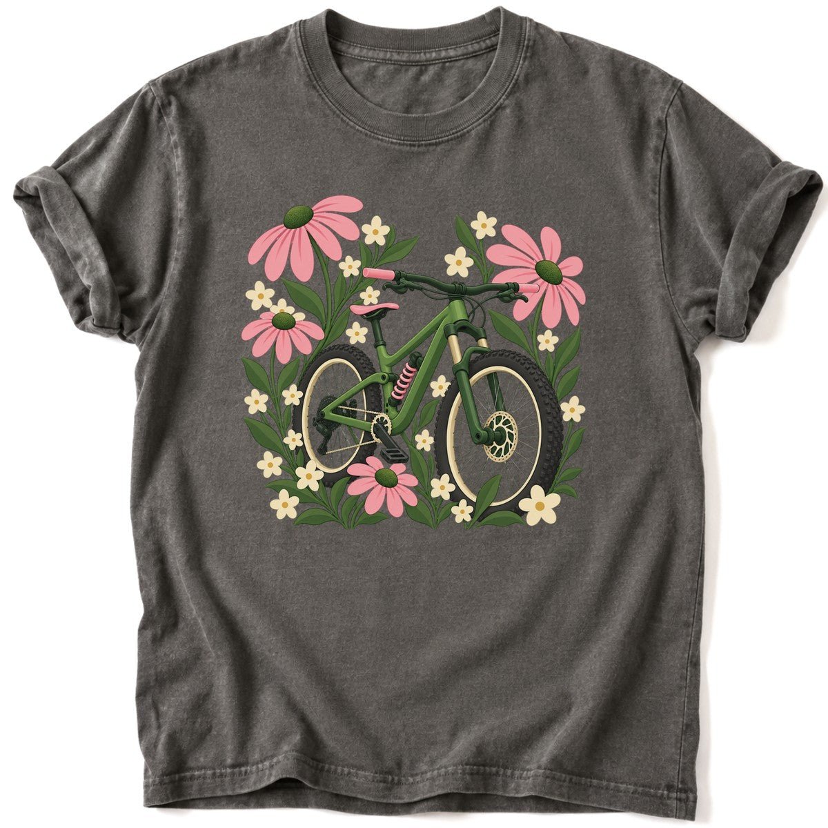 Bike Flower T-Shirt - AspenCrestOutdoors