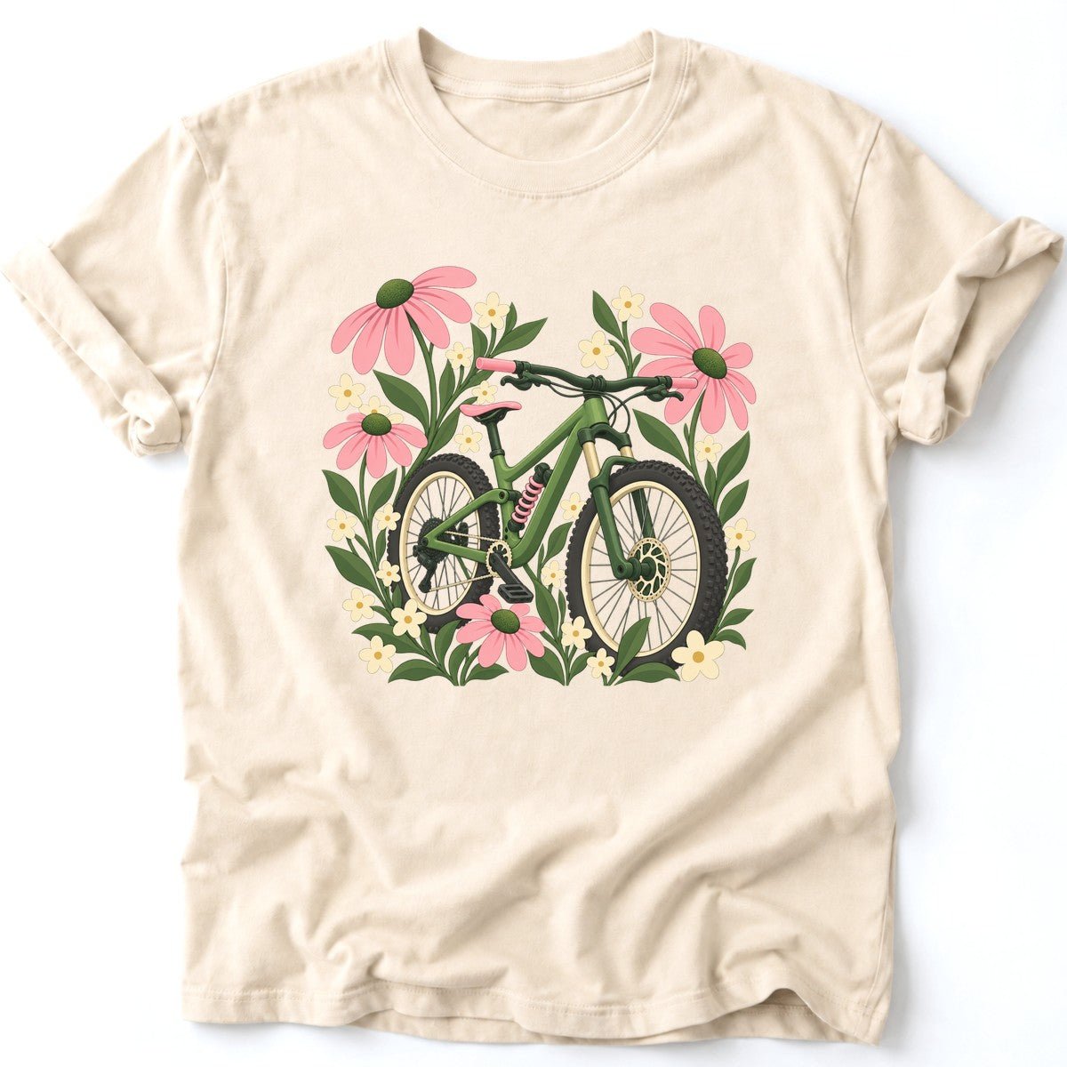 Bike Flower T-Shirt - AspenCrestOutdoors